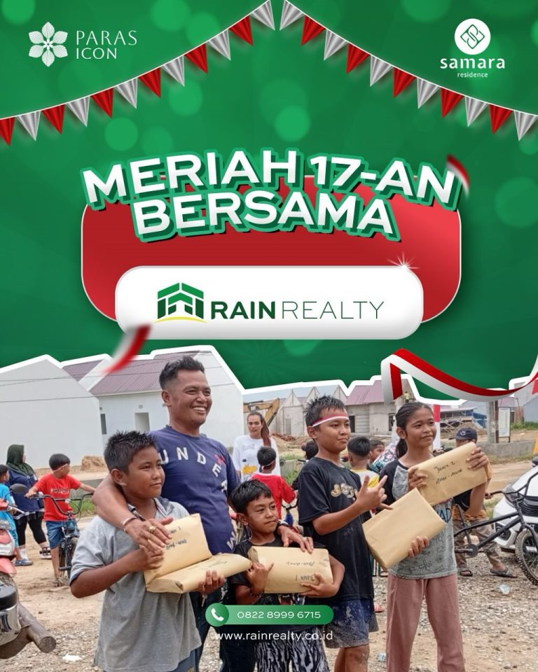 RAIN REALTY Rayakan Semangat Kemerdekaan Lewat Lomba dan Senam Bersama di Marketing Gallery